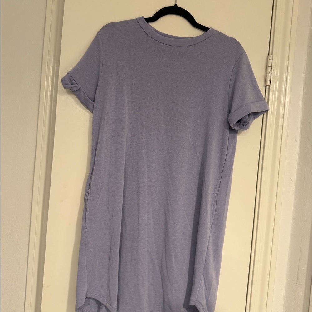 Cherish Light Purple Short Sleeve Dress